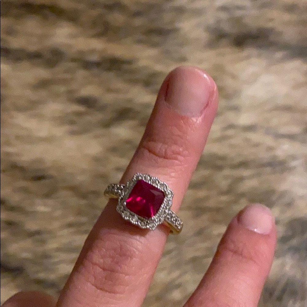Beautiful red costume jewelry